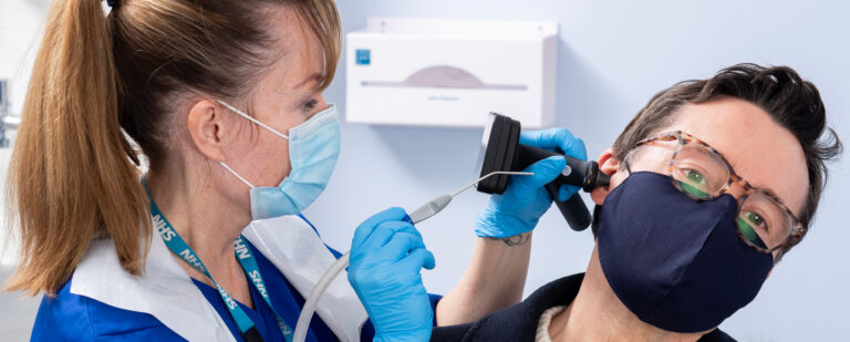 Castlegate Pharmacy Tympa System microsuction wax removal banner